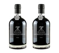 Quinta de la Rosa | LBV Port Portuguese Fortified Wine 20% ABV | 2 x 50cl | Shows blackberries, cherries and dried fruits, complemented by hints of cocoa and spice, with a balanced finish for food.