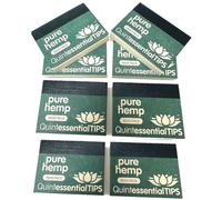 Quintessential Maxi Filter Tips 200 Count Per Pack - 10 Pack Value Bundle -Eco Friendly Natural Unbleached Perforated Rolling Tips Easy Roll Smooth Airflow Durable Structure Made in UK Premium Quality