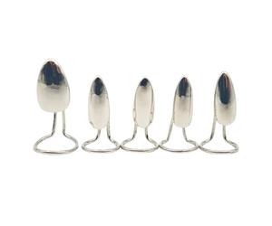 Quintet Of Modern Covers Nails Rings Sleek Metallic Finger Decorations For Contemporary Styles And Theatrical Hand Accents Metal Nail Jewelry