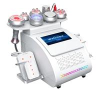 QuinteZhenTially 80khz Shape Machine,9 In 1 Body Slimming Machine,Body Sculpting Machines,Multipole Rf Vacuum Micro-Current Photon Body Contouring Massager,Spa Beauty Cellulite Fat Removal A