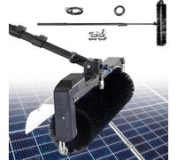 QuinteZhenTially Electric Solar Panel Cleaner,Electric Cleaning Roller Brush Pole,Telescopic Window Roof Cleanering Water Fed,Outdoor Cleanings System for Photovoltaic Panels,Greenhouses 3.5m
