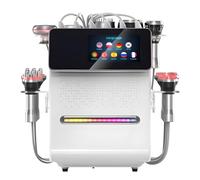 QuinteZhenTially Ems Fat Burning Multifunctional Equipment,80k Cavitation Radio Frequency Vacuum Micro-Current Photon Body Contouring Massager,11 In 1 Professional Body Sculpting Machine A