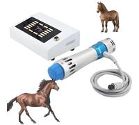 QuinteZhenTially Horses Extracorporal Shockwave Therapy Machine,Shock Wave Therapy Device Horses,Animal Shock Wave Massager,30 Energy Levels & 18 Frequency Levels,for Horse Racing