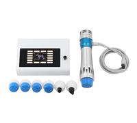 QuinteZhenTially Shockwave Therapy Machine Horses,Shock Wave Therapy Device,Non Invasive Extracorporeal Device with 1 Handle & 7 Massage Heads,for Pain Relief Body Animal