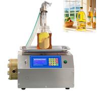 QuinteZhenTially Viscous Liquid Filling Machine,Honey Bottle Fillier,Electric Digital Display Control,Peristaltic Pump Automatic Sub Sesame Paste Edible Oil Glue Tomato Sauce