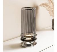 Quintiesse Arno table lamp smoked glass polished nickel