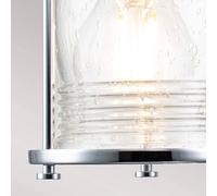 Kichler Ashland Bay Wall Lamp Polished Chrome IP44 Netlighting Grey One Size