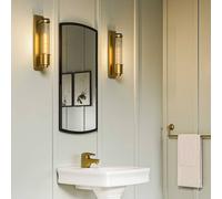 Quintiesse Bathroom wall light Wellington1, brass, 1-bulb, height 40 cm