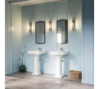 Quintiesse Bathroom wall light Wellington1, chrome, 1-bulb, height 40 cm