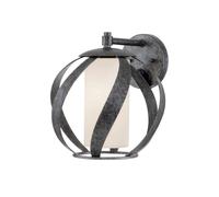 Luminosa Lighting Luminosa Quoizel Blacksmith Wall Lamp Old Black, Ip44