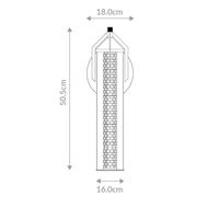 Quintiesse ESPADA LED wall light, polished chrome, Ø 16 cm, metal IP44
