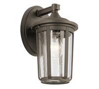 Quintiesse Fairfield Small Outdoor Lantern Wall Light - Old Bronze