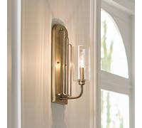 Quintiesse Kimrose wall light, 1-bulb, brass