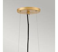 Luminosa Lighting Elstead Lisa Mcdennon By Hinkley Nula 1 Light Pendant Shell White, Luxe Gold