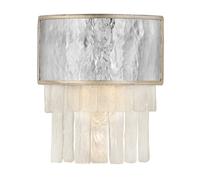 Quintiesse Reverie Flush Wall Light - Champagne Gold