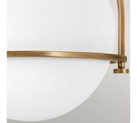Quintiesse Somerset ceiling light, one-bulb, brass