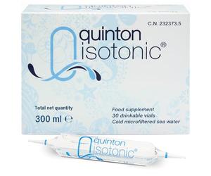 Quinton Electrolyte Hydration Supplement - Liquid Ampoules with Natural Seawater Minerals for Daily Hydration & Balance - Magnesium & Trace Elements - Isotonic Marine Plasma