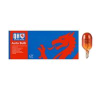 Quinton Hazell 501 Capless Bulb - Clear 12V / 5w - Indicator, Side Light Replacement Bulbs - Colour: 2800K - Brightness: 50 Lumen - QBL501 10-Pack