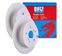 Fits Toyota Corolla 2004-2009 Solid Rear Pair of Brake DIscs QH BDC5589