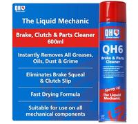 Quinton Hazell The Liquid Mechanic QH6 Brake, Clutch & Parts Cleaner Spray - Heavy-Duty Car Cleaning Degreaser Eliminates Brake Squeal, Grease, Dust Lining, Oils & Waxes - 600 ml