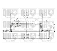 QUINTON HAZELL BDC4746 Brake disc