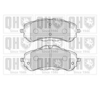 Quinton Hazell Brake Pad Set - 4 OEM Quality Direct Fit Replacement Brake Pads for Single Axle - Front - BP1845