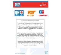 QUINTON HAZELL BFH6074 Brake hose