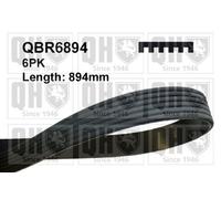 6 Rib Multi V Drive Belt fits PEUGEOT 5008 Mk2 1.6 2012 on QH 128034 128035 New