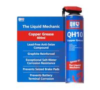 Quinton Hazell Copper Grease Spray, 600 ml - QH10 Graphite Reinforced Multi-Purpose Anti-Seize Lubricant With Exceptional High-Temperature Corrosion Resistant Properties up to 1100°C
