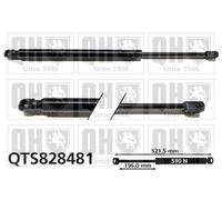 Boot Gas Strut QTS828481 Quinton Hazell Spring Lift Tailgate Rear 5JA827550B New