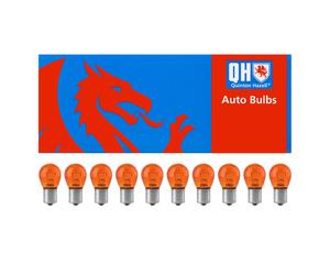Quinton Hazell PY21W 12V 21W Car Indicator Bulbs Amber 10 Pack
