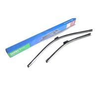 Quinton Hazell Front Window Wiper Blade Set | 30 inch & 21 Inches / 762 & 533 mm | Push Button | Driver and Passenger Side Car Windscreen Wipers