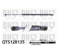 Quinton Hazell QTS128135 Boot Cargo Trunk Area Gas Spring Fits Citroen ZX