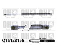 QUINTON HAZELL QTS128156 Tailgate strut