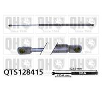 Quinton Hazell QTS128415 Boot-/Cargo Area Gas Spring Fits Alfa Romeo 146