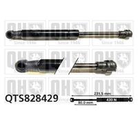 Boot Gas Strut QTS828429 Quinton Hazell Spring Lift Tailgate Rear Quality New