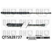 QUINTON HAZELL QTS828737 Tailgate strut