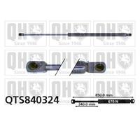 Quinton Hazell QTS840324 Boot Cargo Area Trunk Gas Spring Fits Ford Transit