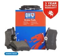 Quinton Hazell Replacement Braking System Rear Axle Brake Pad Set - BP1603