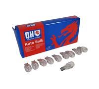 QH Quinton Hazell Capless 955 Bulbs - Stop, Indicator, Rear Fog and Reverse Light Replacement - 12V 16W - Clear - Colour: 2850K - Brightness: 300 Lumen - QBL955 Pack of 10