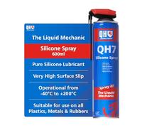 Quinton Hazell Silicone Spray Lubricant, 600 ml - QH7 Pure Silicone High-Slip All-Purpose Hydrophobic Lubricant