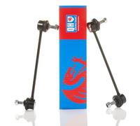 Quinton Hazell Stabiliser Link - QLS3728S - Single Bar Fits Front Axle Left - Original Equipment OEM Quality Direct Fit Replacement - Length: 230mm - Finish: Powder-Coated
