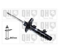 Quinton Hazell Suspension Strut Shock Absorber - Front Axle Left - QAG878006