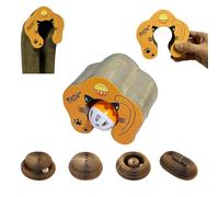 Quintrost Magic Organ Cat Scratching Board Cat Toy, Interactive Kitten Scratching Board Cat Toys, Magic Organ Cat Scratching Board with Bell Ball for Indoors, Intelligence Scratching Cardboard Cat Toy