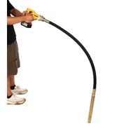 QUIOTUIR Concrete Poker 2000r/min with 4.0ah Lithium Battery and 1.5m Vibration Rod Rod Diameter 35mm Vibrating Poker Concrete Mixer for Tunnels, Bridges, Roads, Highway Guardrails