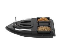 QUIOTUIR Fishing Double Bait Hooper Bait Boat Battery Powered Remote Control Boat LCD Screen 500m Remote Control Distance for Baiting and Hook Delivery in Ponds, Rivers, Lakes, Seas