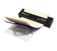 QUIOTUIR Portable Thermal Printer USB Connection with LED Indicators and Carrying Bag Inkless Printer A4 Countertop Small Printer for Printing Specialized Transfer Papers, 27.7x7.5x4.2cm