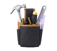 quipuda Small Tool Pouch, Genuine Leather Tool Pouches Tool Bag, Mini Organizer Pocket,Tool Belt Pouch for Carpenters, Gardeners, Frame Builders, Roofers, Craftsmen Electricians, Plumbers