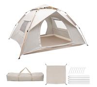 Quipulse 1-2 Person Camping Tent, Waterproof & Windproof Backpacking Tent with UPF 50+ UV Protection, Easy Setup for Hiking, Festivals, Beach, Trips
