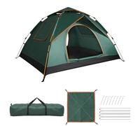 Quipulse 1-2 Person Camping Tent, Waterproof & Windproof Backpacking Tent with UPF 50+ UV Protection, Easy Setup for Hiking, Festivals, Beach, Trips